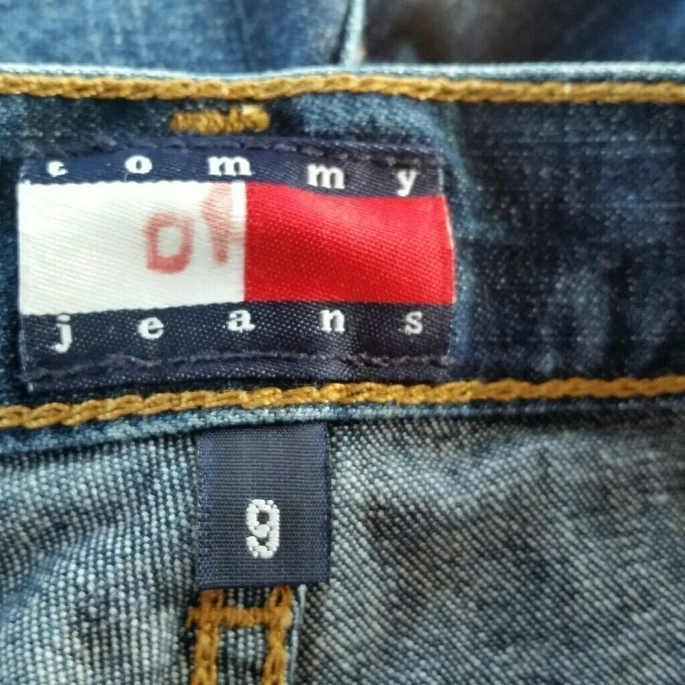 TOMMY HILFIGER Vintage Booty Shorts Size 9 B8 - Picture 5 of 5